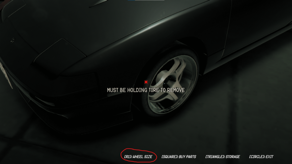 How to Modify Rim and Tire Size in Night Runners Prologue