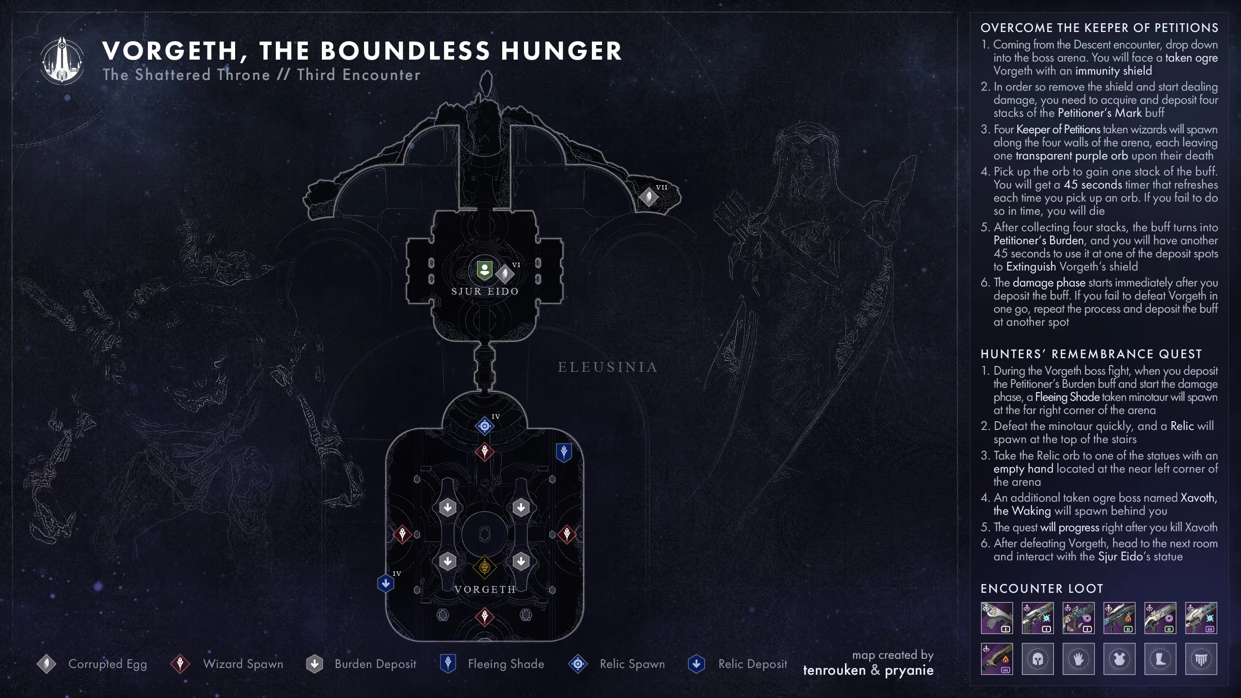 Destiny 2 Shattered Throne Dungeon Maps