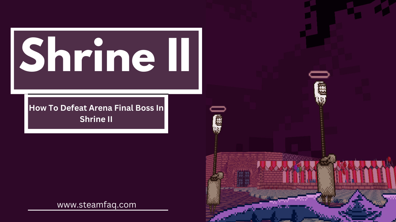 How To Defeat Arena Final Boss In Shrine II