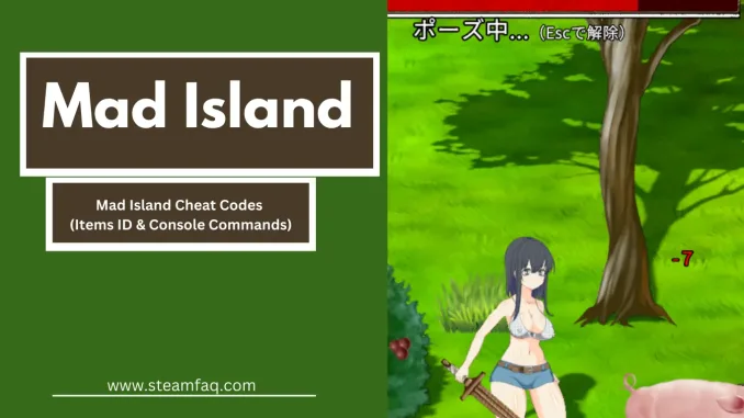 Mad Island Cheat Codes (Items ID & Console Commands)