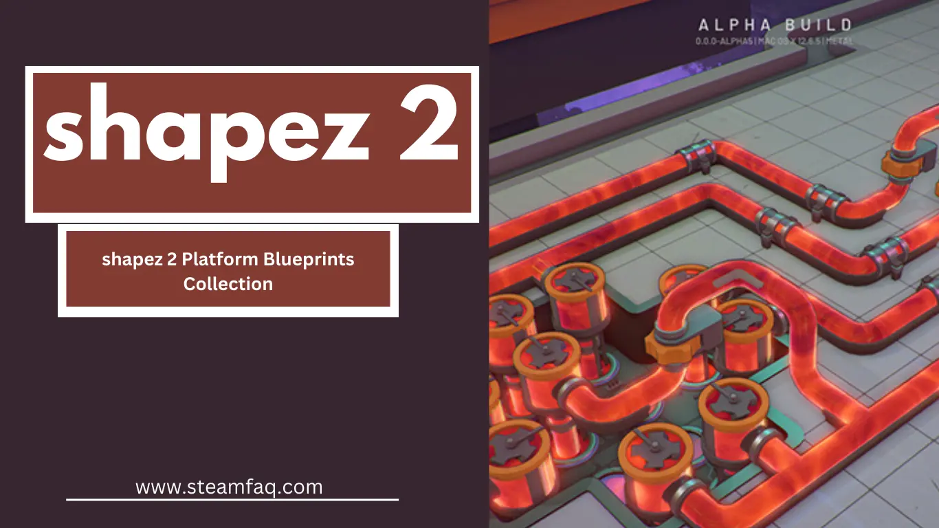 shapez 2 Platform Blueprints Collection