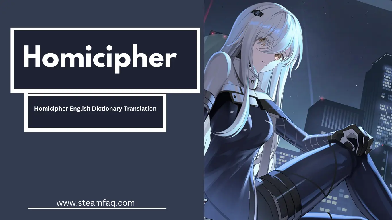 Homicipher English Dictionary Translation